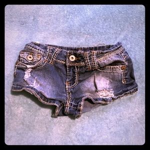 Jean short shorts